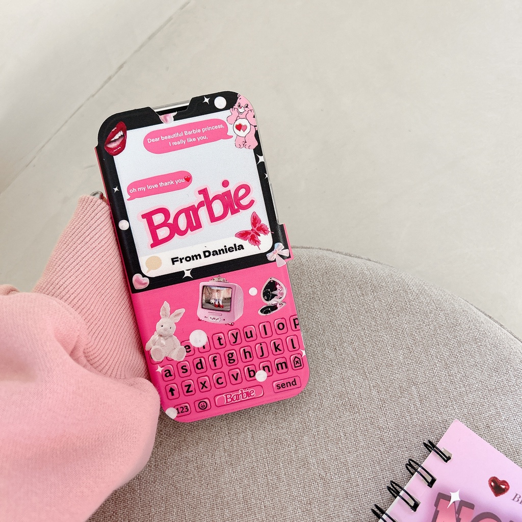 Ốp Điện Thoại tpu Dẻo Trong Suốt Họa Tiết Hoạt Hình Barbie Cổ Điển Chống Sốc Cho iPhone 14 13 12 11 PRO MAX