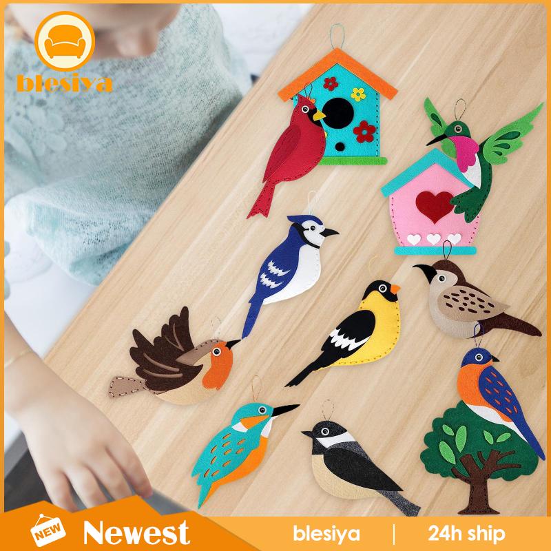 Bộ Dụng Cụ May Vá Thủ Công Hình Cá Và Chim Cho Người Mới Bắt Đầu