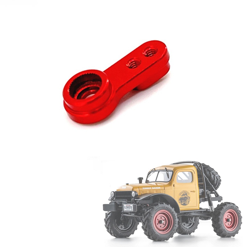 1 Cánh Tay Servo Bằng Kim Loại Màu Đỏ Cho Xe Điều Khiển Từ Xa FMS FCX24 1 / 24