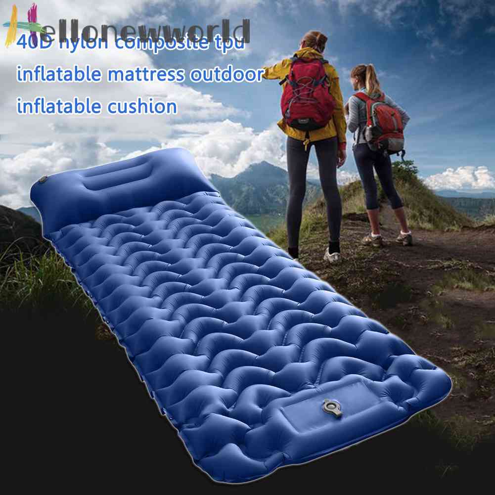 Nệm Ngủ Bơm Hơi TPU Nylon Tự Phục Hồi Có Thể Gấp Gọn Dùng Khi Đi Cắm Trại