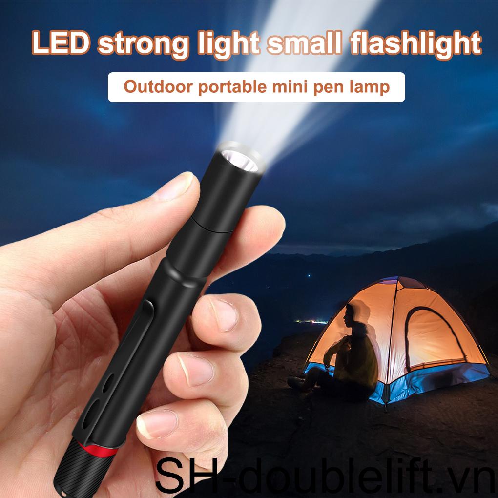 Đèn Pin XPE Bằng Hợp Kim Chống Gỉ Kèm Kẹp Tiện Dụng Cho Các Hoạt Động Ngoài Trời