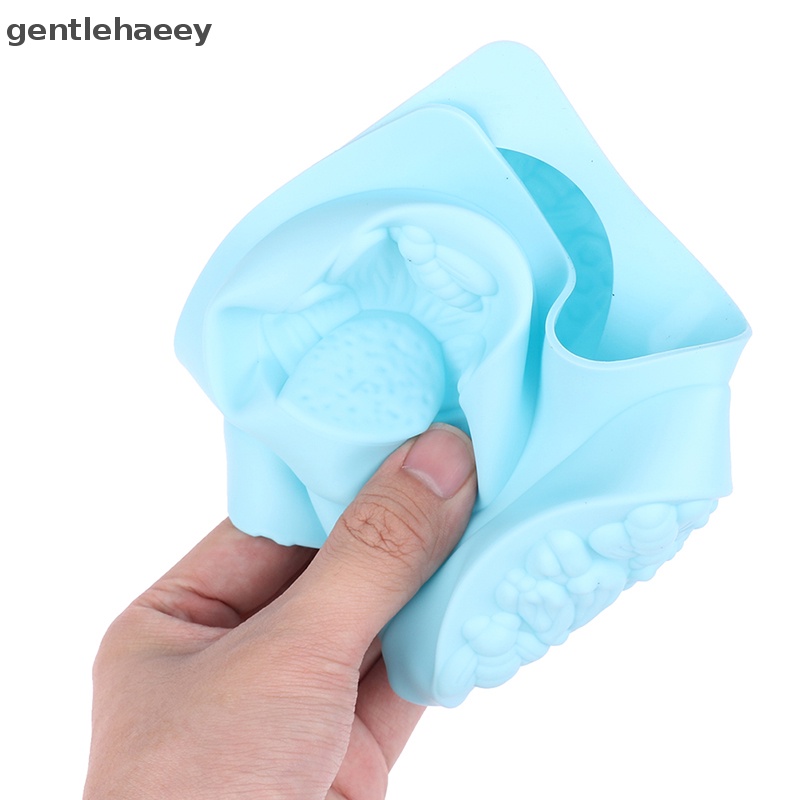 1 Khuôn Silicone Làm Bánh Xà Phòng 6 Ô Hình Con Ong