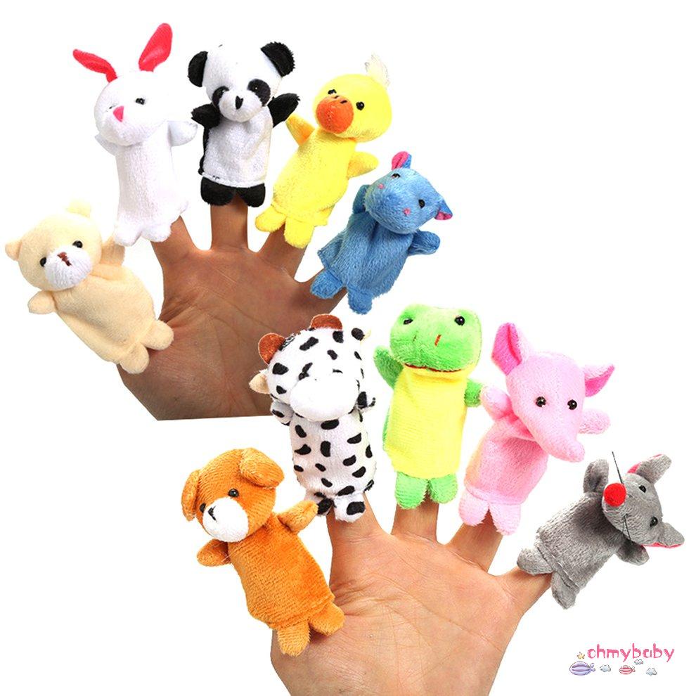 [Trong kho] Sang trọng Ngón Tay Búp Bê Hoạt Hình Trọng Đồ Chơi Giáo Dục Trẻ Em Sơ Sinh Nhồi Bông [P/3]