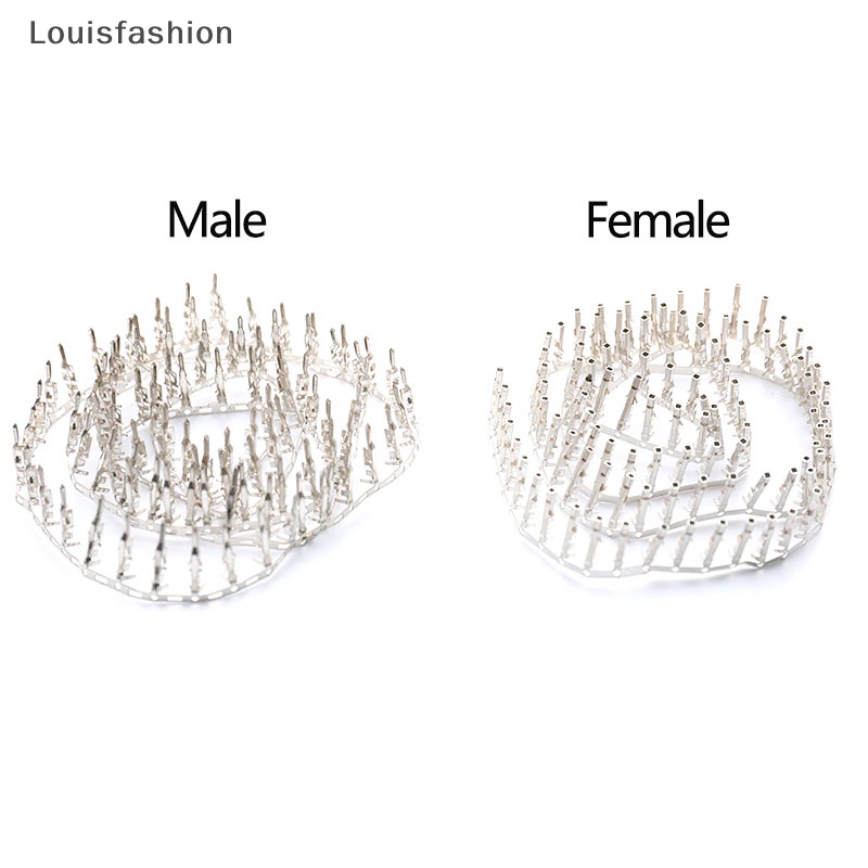 Louisfashion 100pc 4.2mm 5557/5559 Series Male Female Terminal Pin For PC ATX/PCI-E/EPS Power YTH