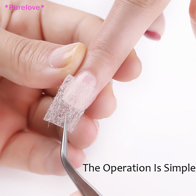 Set 10 / 20 Sợi Thủy Tinh Lụa Không Dệt Chuyên Dụng Nối Dài Móng Tay Mới