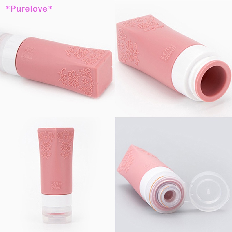 Chai Rỗng 70ML Bằng Silicon Dùng Chiết Mỹ Phẩm Khi Đi Du Lịch Mới