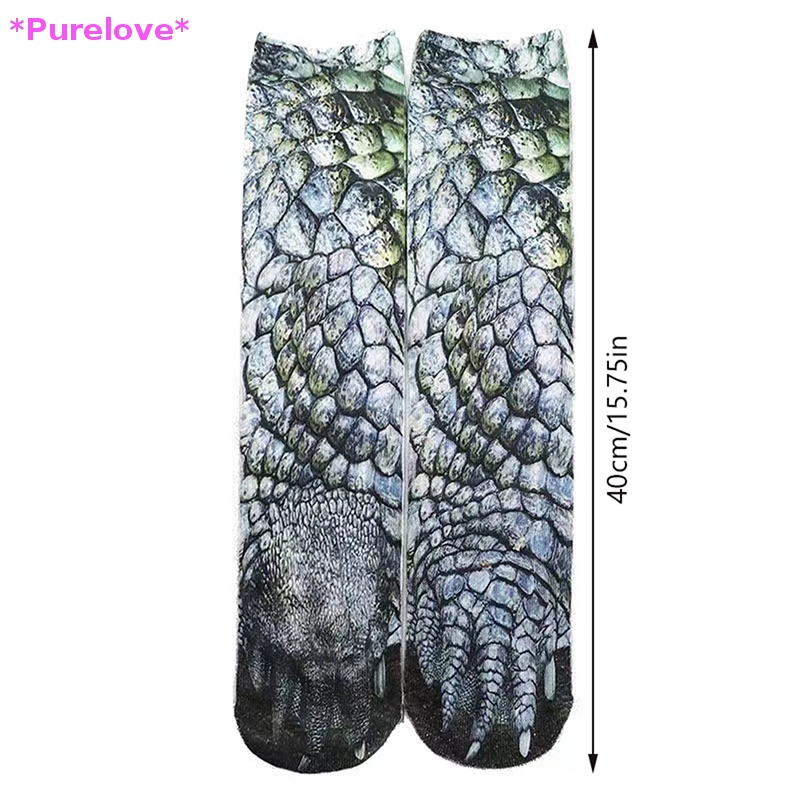 Vớ Cotton Họa Tiết Da Beo / Hổ Vui Nhộn Đáng Yêu Dành Cho Nam Và Nữ Mới