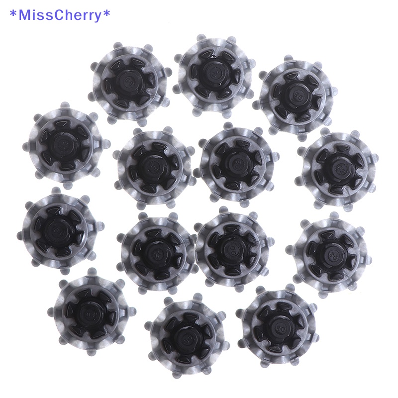 Set 14 Đinh Tán Màu Bạc Gắn Đế Giày Chơi Golf Tiện Dụng Mới