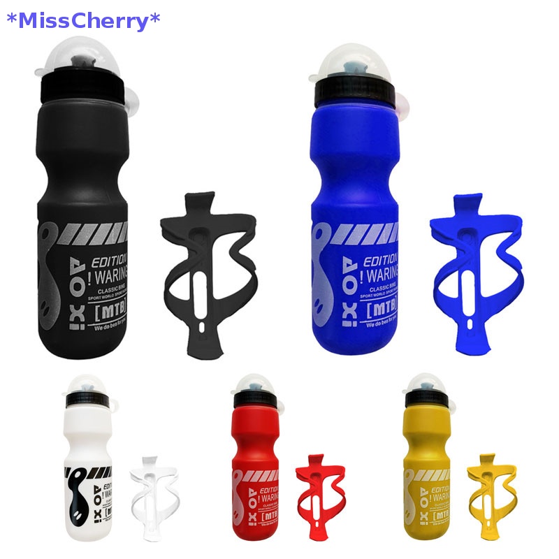 Bình Nước 750ML + Giá Đỡ Gắn Xe Đạp Leo Núi Tiện Dụng Mới