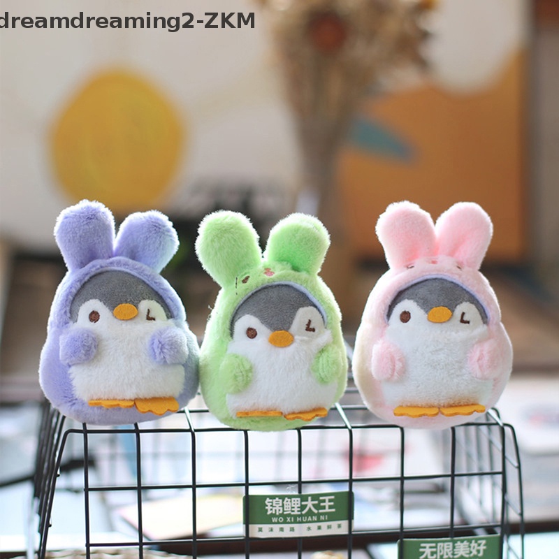 Móc Khóa Hình Chim Cánh Cụt Nhồi Bông Mềm Mại Vui Nhộn Dùng Trang Trí Túi Xách / Quà Sinh Nhật [zkm]