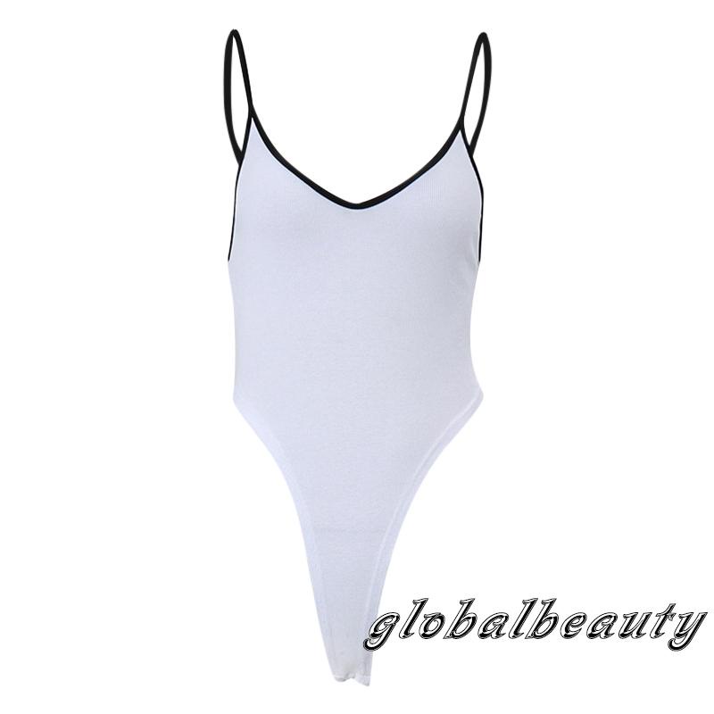 Áo Liền Quần Ngắn Hai Dây Hở Lưng Cổ Chữ V Màu Sắc Dành Cho Nữ