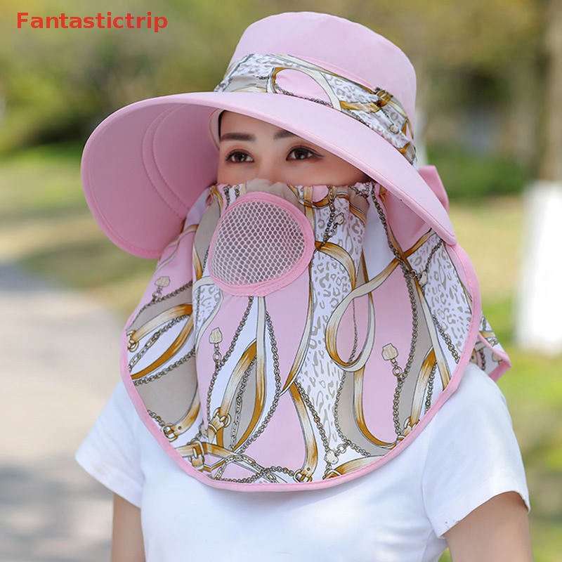 Nón Vành Rộng Chống Tia UV In Họa Tiết Thời Trang Mùa Hè Mới Cho Nữ