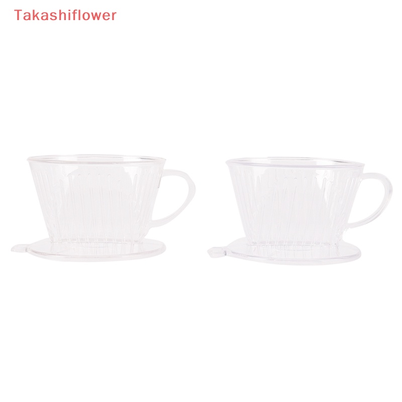 Cốc Lọc Cà Phê Nhỏ Giọt Bằng Nhựa Trong Suốt Có Thể Tái Sử Dụng