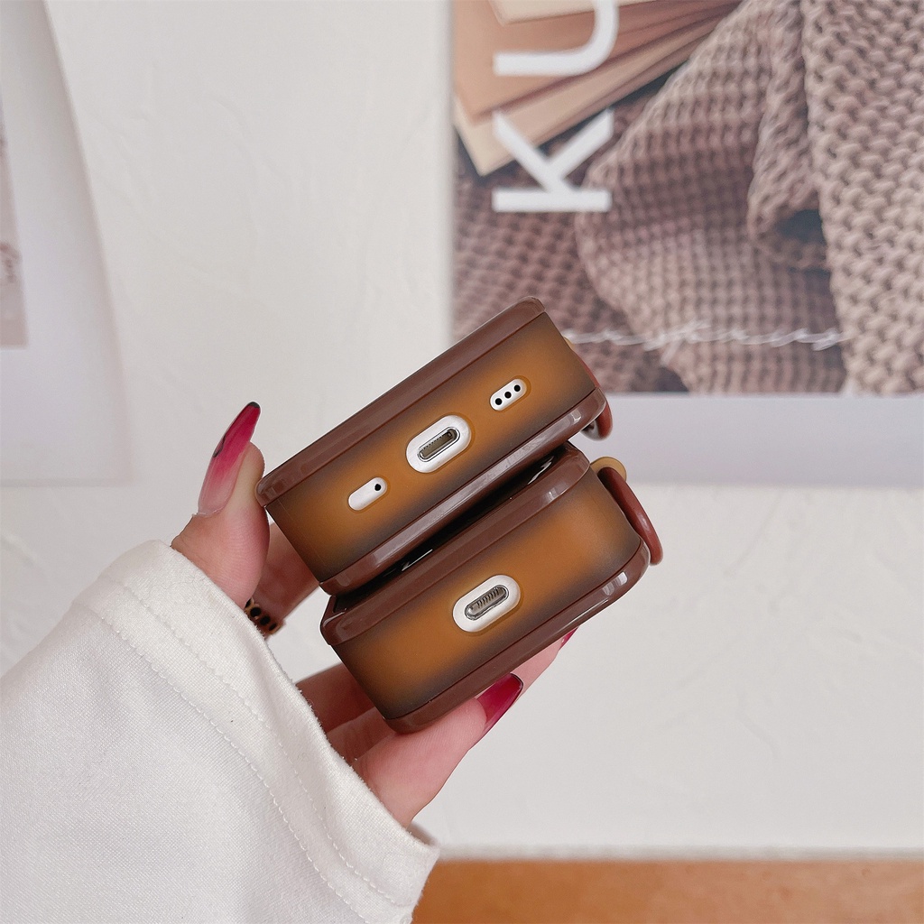 Vỏ Bảo Vệ Hộp Sạc Tai Nghe AirPods 1 2 3 Pro2 2022 Bằng tpu Dẻo Trong Suốt Họa Tiết Hoạt Hình Dễ Thương