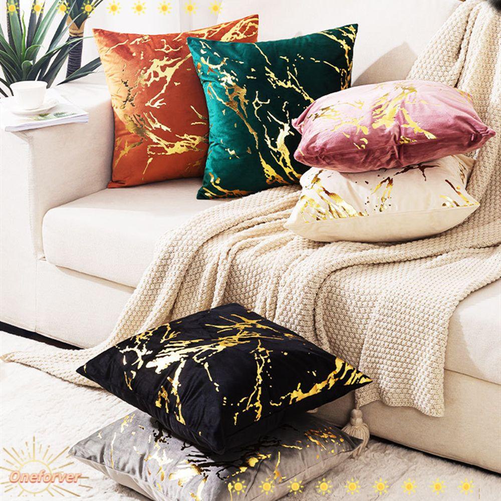 Vỏ Gối Sofa In Chữ FOREVER|Vỏ Gối Hiện Đại Họa Tiết Cẩm Thạch