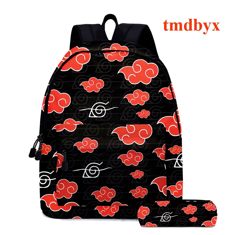 Tmdbyx Bộ 2 Túi Đựng Bút In Nhân Vật Hoạt Hình NARUTO &amp; Will of Fire 3D Cho Học Sinh Tiểu Học