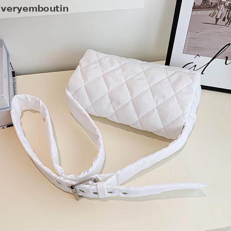 Túi Xách Đeo Vai Bằng Nylon Cotton Sáng Bóng Sức Chứa Lớn Cho Nữ