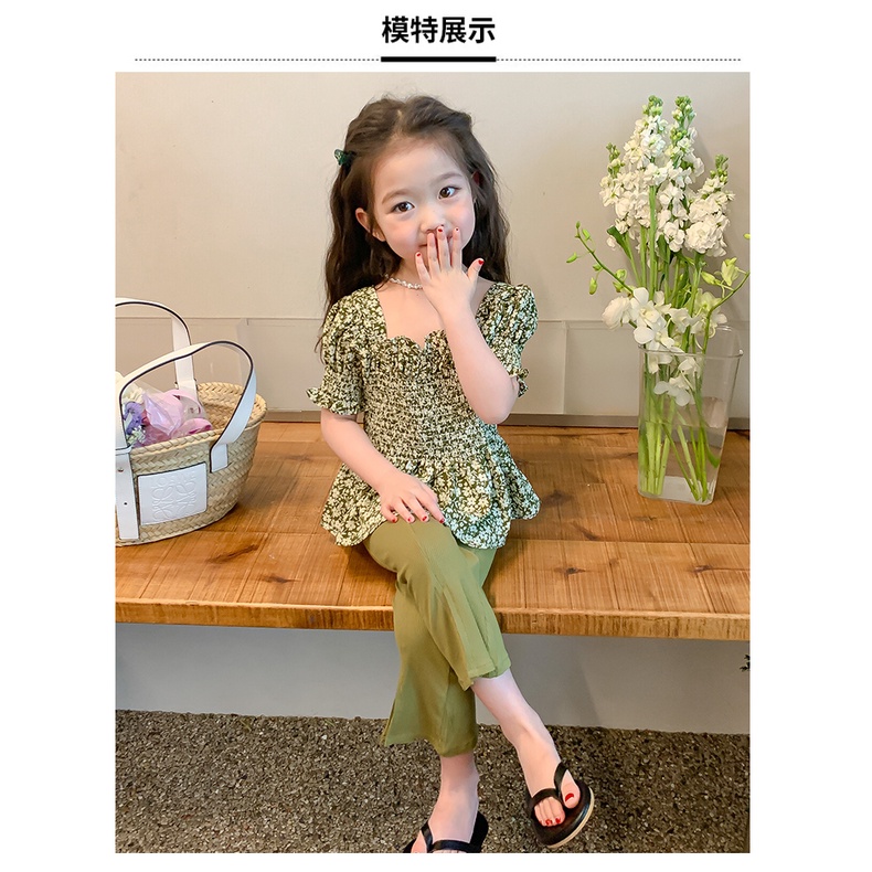 Bộ Đồ Thời Trang Mùa Hè Xinh Xắn Dành Cho Bé Gái