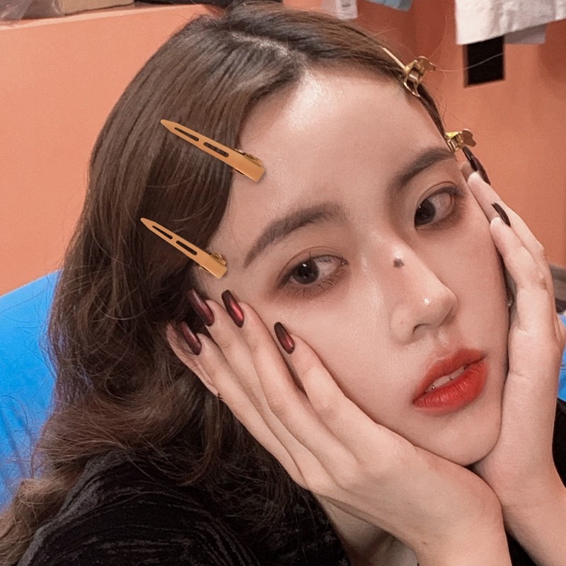 Kẹp Tóc Màu Bạc Thời Trang Hàn Quốc Dành Cho Nữ