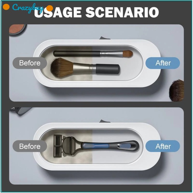 Máy Vệ Sinh CR Bằng Sóng Siêu Âm 45000hz Tần Số Cao Đa Năng Tiện Dụng Cho Đồng Hồ / Trang