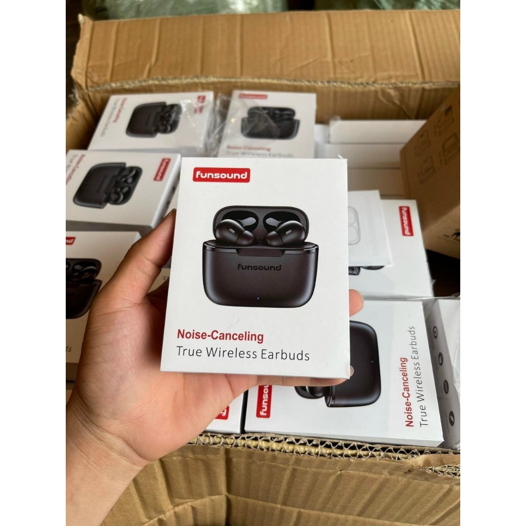 Tai Nghe Bluetooth FUNSOUND - Khử tiếng ồn với 4 micrô ENC - Kháng Nước IPX7
