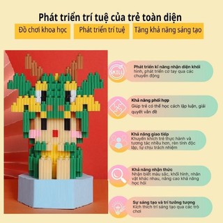 Lego Mô HÌnh Lắp Ráp 3D Mini 12 Con Giáp _LL
