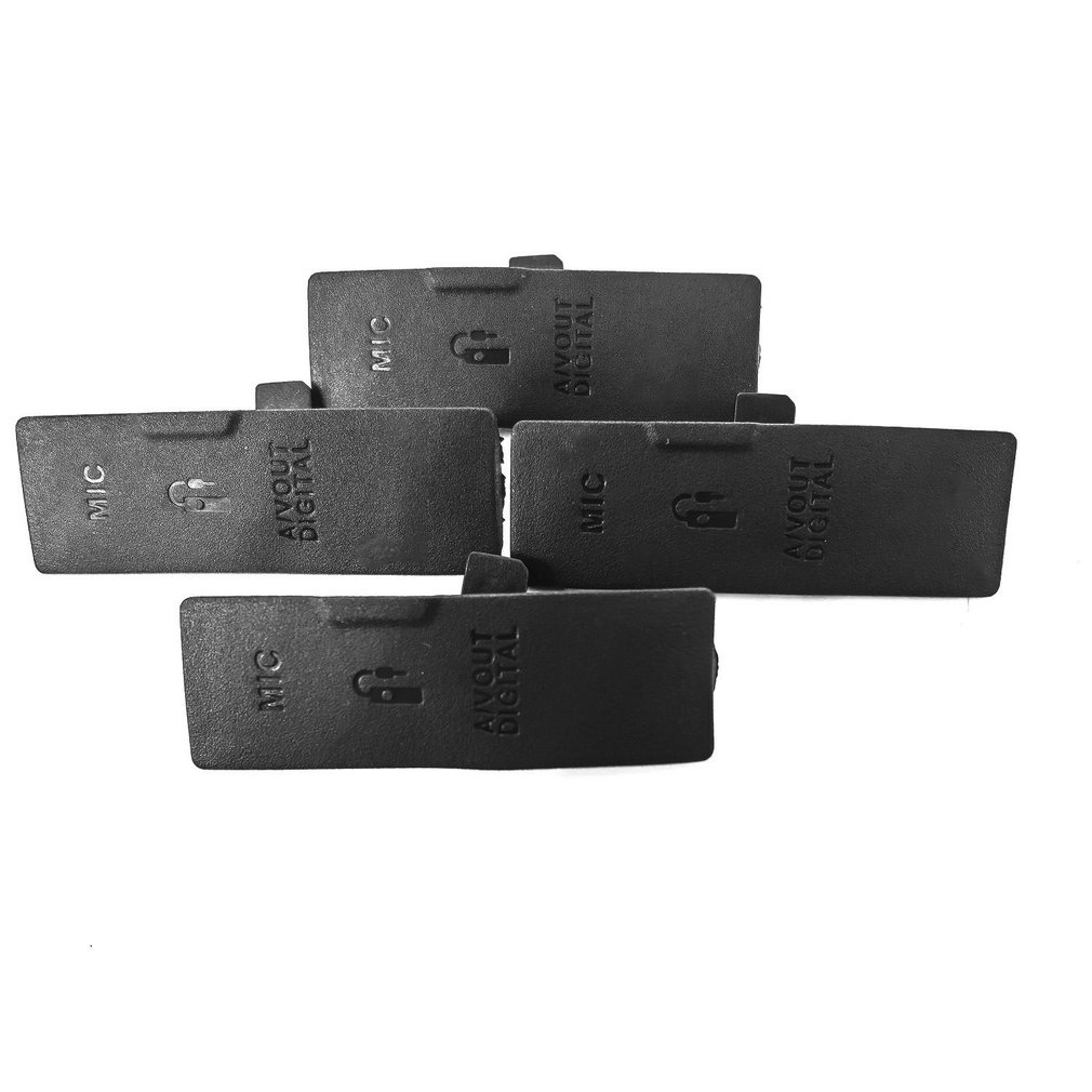 1Pc Usb Rubber Lid Door Dust-Proof Cover Usb/Hdmi-Compatible Dc In/Video Out Bottom For Canon 550D Camera [Q/11]