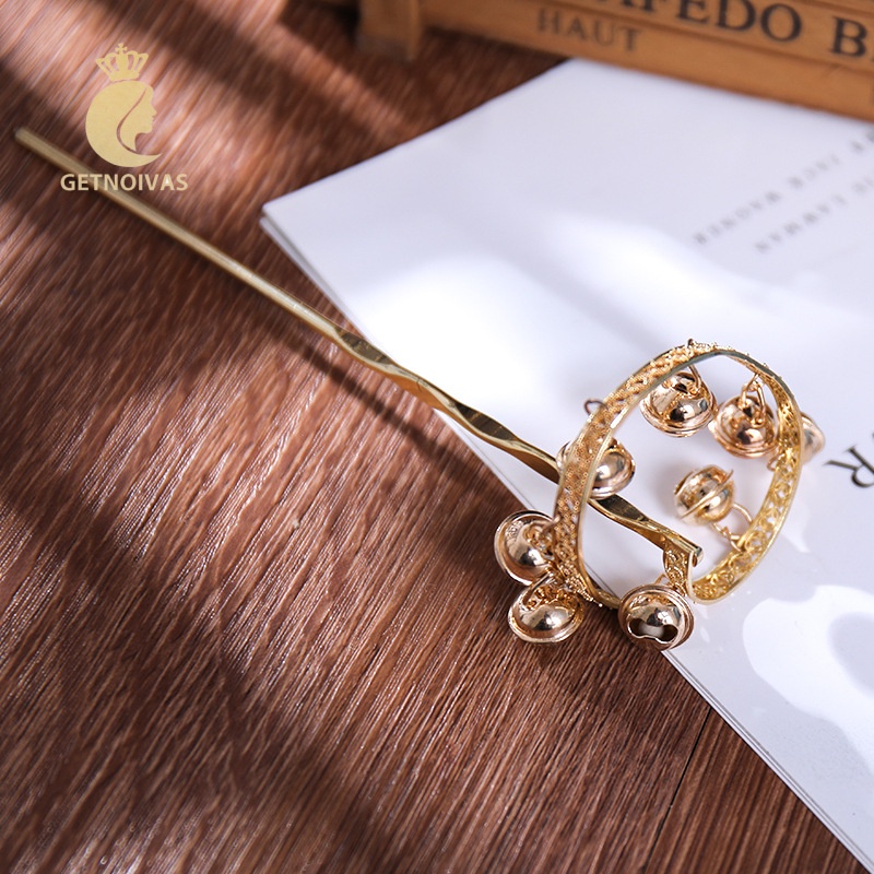 GETNOIVAS Trâm Cài Tóc Hình Chiếc Đũa Phong Cách Vintage Sang Trọng