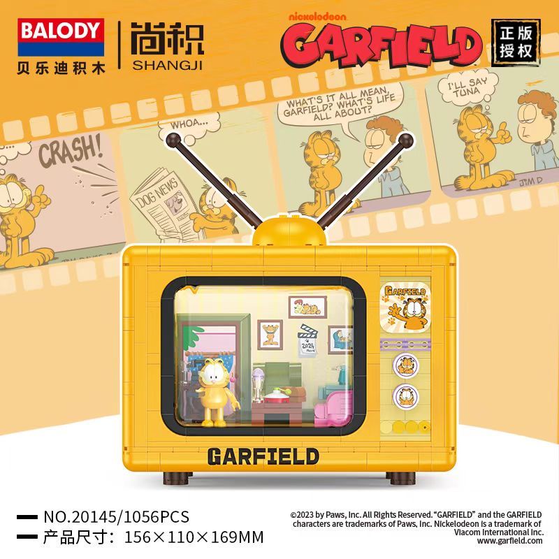 Bộ Đồ Chơi Lắp Ráp Lego Hình Mèo Garfield