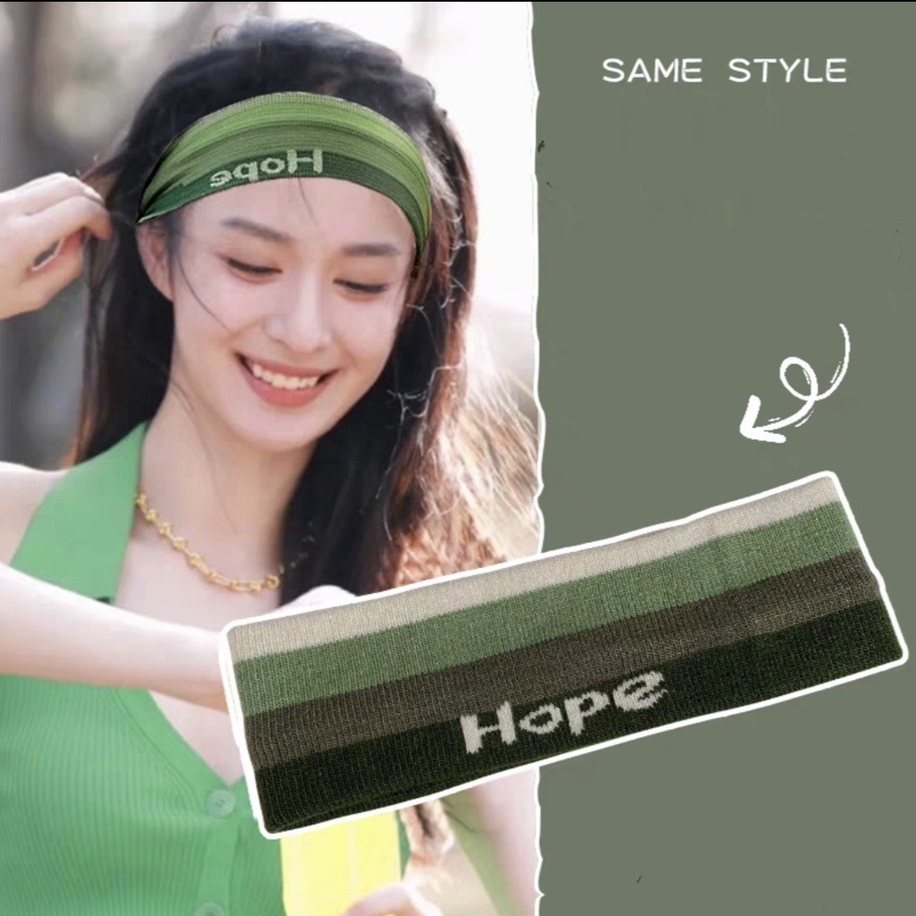 Băng Đô Thể Thao Màu Sắc Gradient Ngọt Ngào Cho Nữ