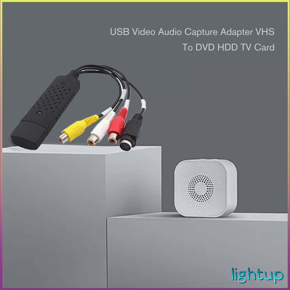 Vhs To Digital File Converter Express USB 2.0 Video Grabber Audio Av Computer