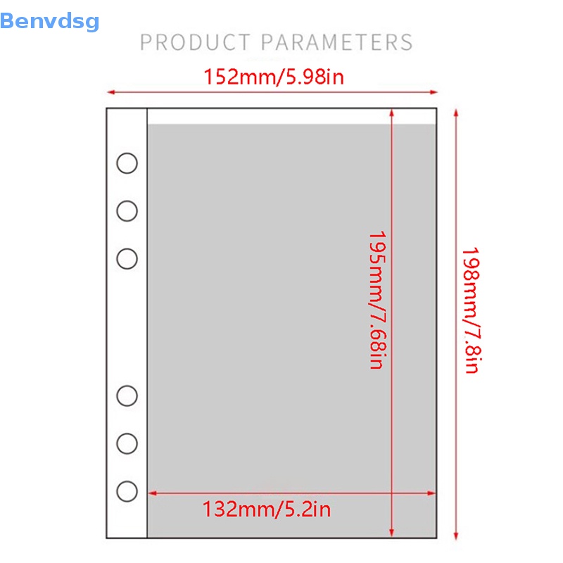 Benvdsg &gt; Vỏ Bọc Trong Suốt Cho Album Ảnh Khổ A5 1P 2P 4P