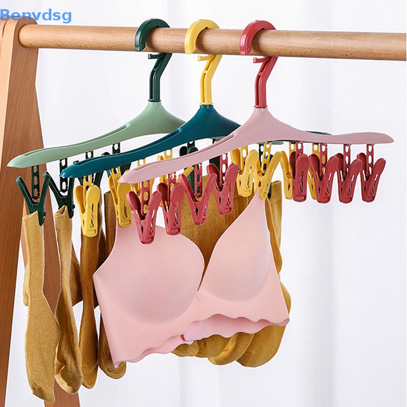 Kẹp Nhựa Phơi Quần Áo 8 Kẹp Tiện Lợi