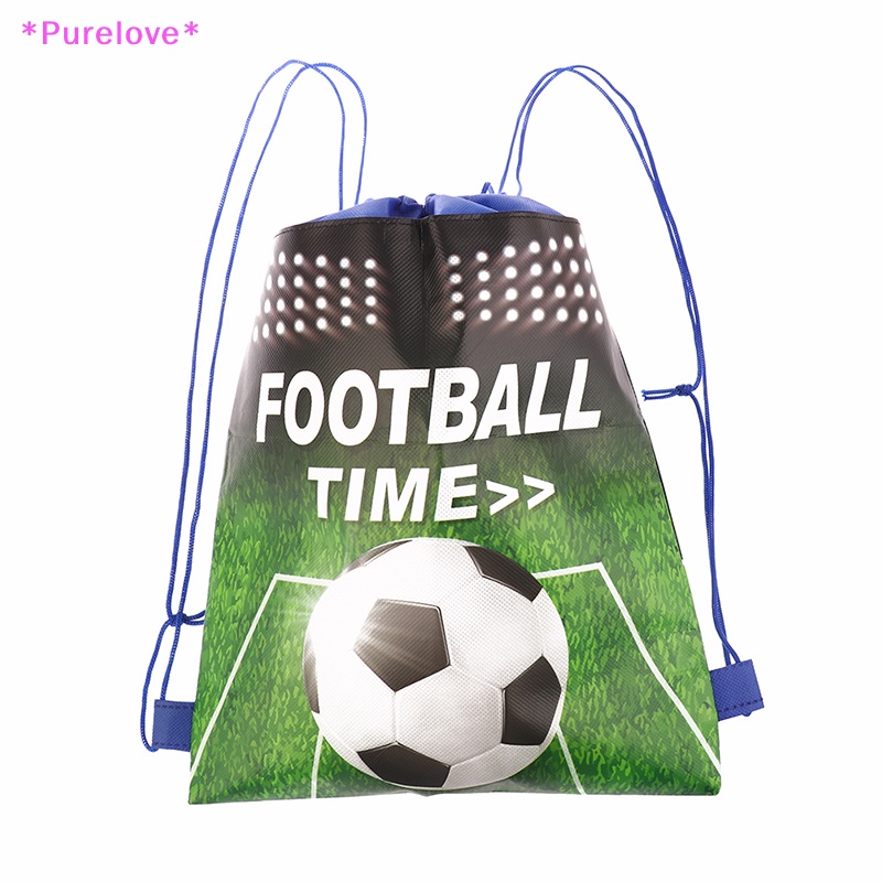 1 Balo Dây Rút Đựng Quà Hình Quả Bóng Đá Dành Cho Bé Trai Mới