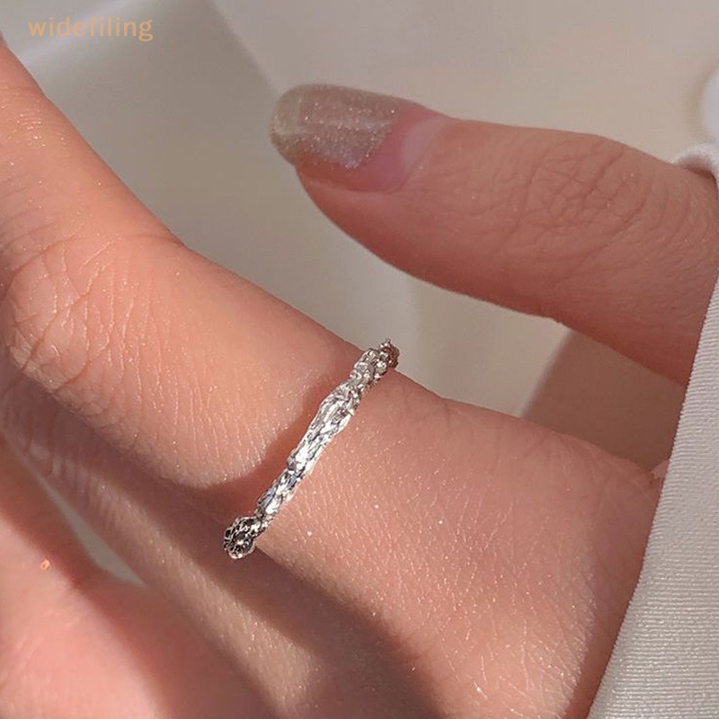 Nhẫn Hở Bản Rộng Thời Trang Cá Tính Đơn Giản Có Thể Điều Chỉnh Cho Nữ