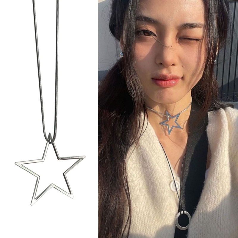 Vòng cổ Mặt Ngôi Sao Năm Cánh Rỗng Cho Nữ