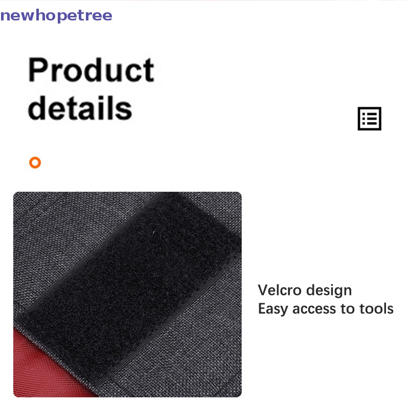 Túi Đựng Dụng Cụ Móc Phía Trước Xe Đạp Tiện Lợi Màu Đen