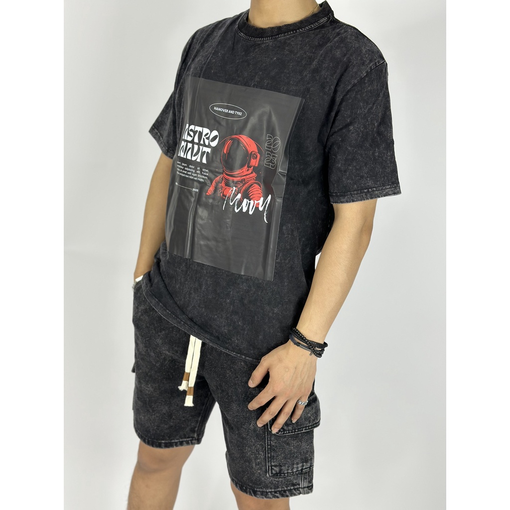 Áo Wash in Phi hành gia Local Brand T.A.E