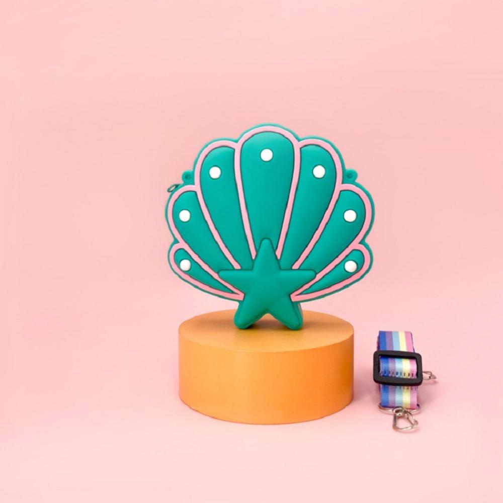 Túi Đeo Chéo Bằng Silicone Nhiều Ngăn Tiện Dụng Dành Cho Trẻ Nhỏ