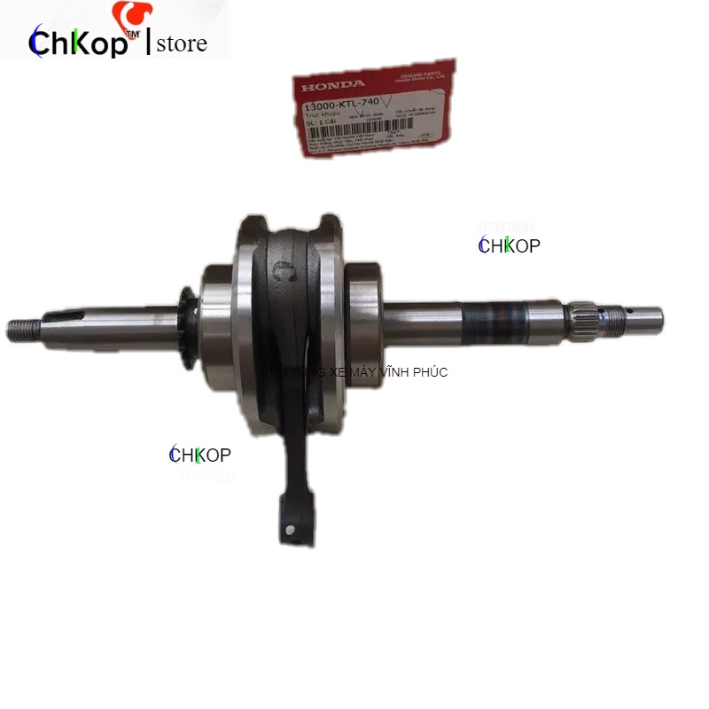 Chính Hãng | Biên ( Trục Khuỷu ) Dream 100, Wave 100 (Alpha "A"), Rs 100, Ws 100