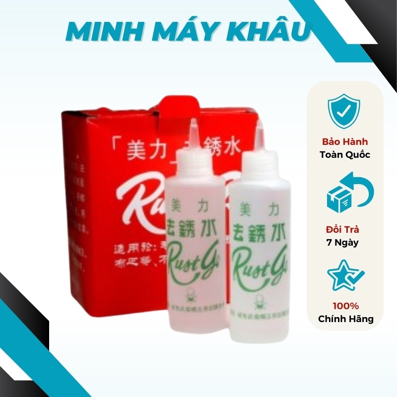 Dầu Tẩy Gỉ Sét RUSTGO Tẩy Sạch Mọi Vết Rỉ Sét Ố Vàng Trên Vải Và Quần Áo