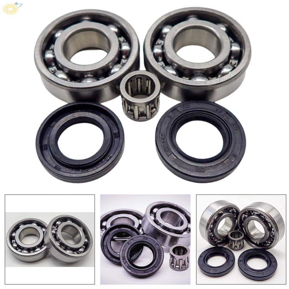 【VARSTR】Crank Pin Bearing For STIHL 029 039 Seal Fittings 2 Stroke Oil Seal Set