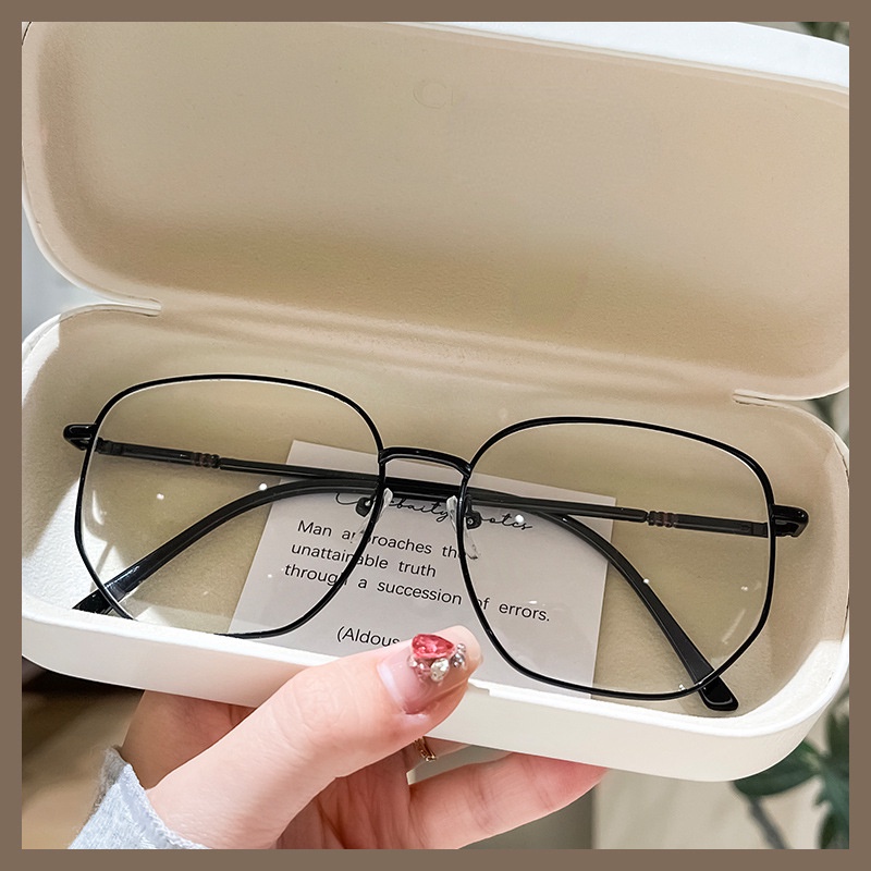 Mắt Kính Chống Bức Xạ Gọng Kim Loại Dành Cho Nam Nữ