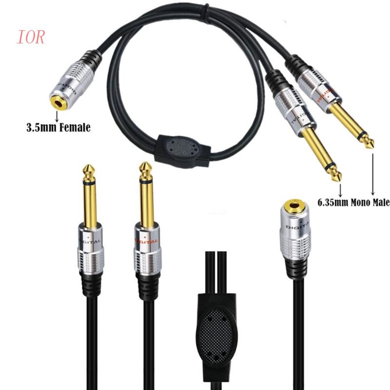 Dây Cáp Âm Thanh Chuyển Đổi Đầu 6.35mm Sang Cổng 3.5mm - 6.35mm Chuyên Dụng Cho Micro