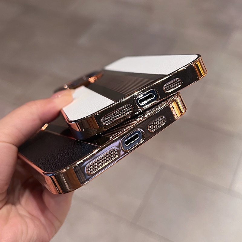 Ốp Điện Thoại Cho iPhone 14 13 Pro Max 14pro 13pro Da Phong Cách Doanh Nhân Sang Trọng 8 Màu Tùy Chọn