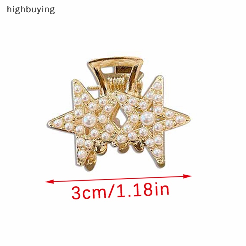 Kẹp Tóc Càng Cua Nhỏ Đính Đá Phong Cách Retro Cho Nữ