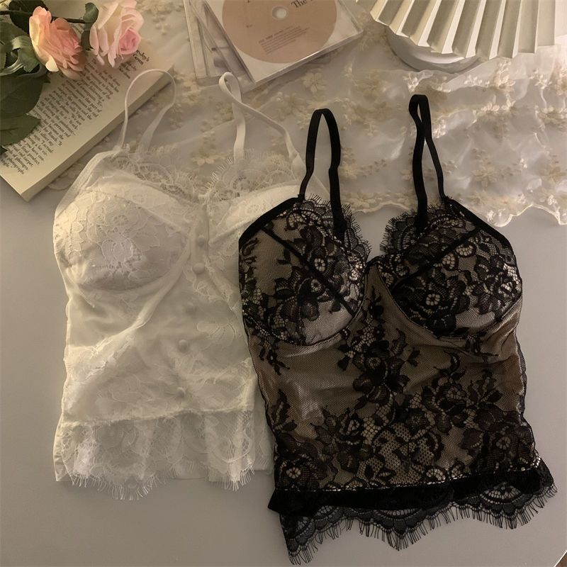 Áo Lót Ren Không Tay Thời Trang Quyến Rũ Cho Nữ