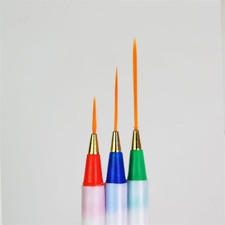 Set 3 cọ râu, cọ vẽ nét trang trí móng (Set)