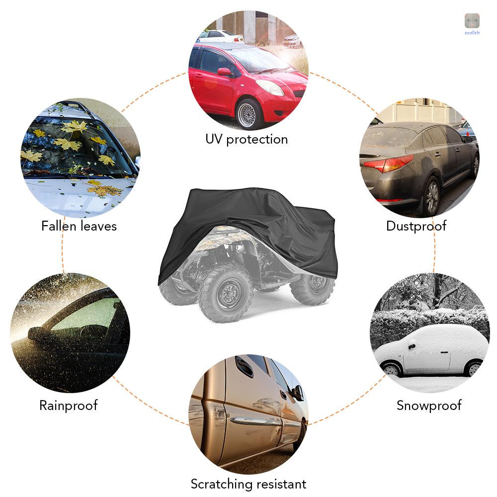 Vỏ Bọc Xe ATV Bãi Biển Bằng Vải Oxford Bền Chống Nước Chống Bụi Chống Ẩm Có Thể Gấp Gọn Ốp