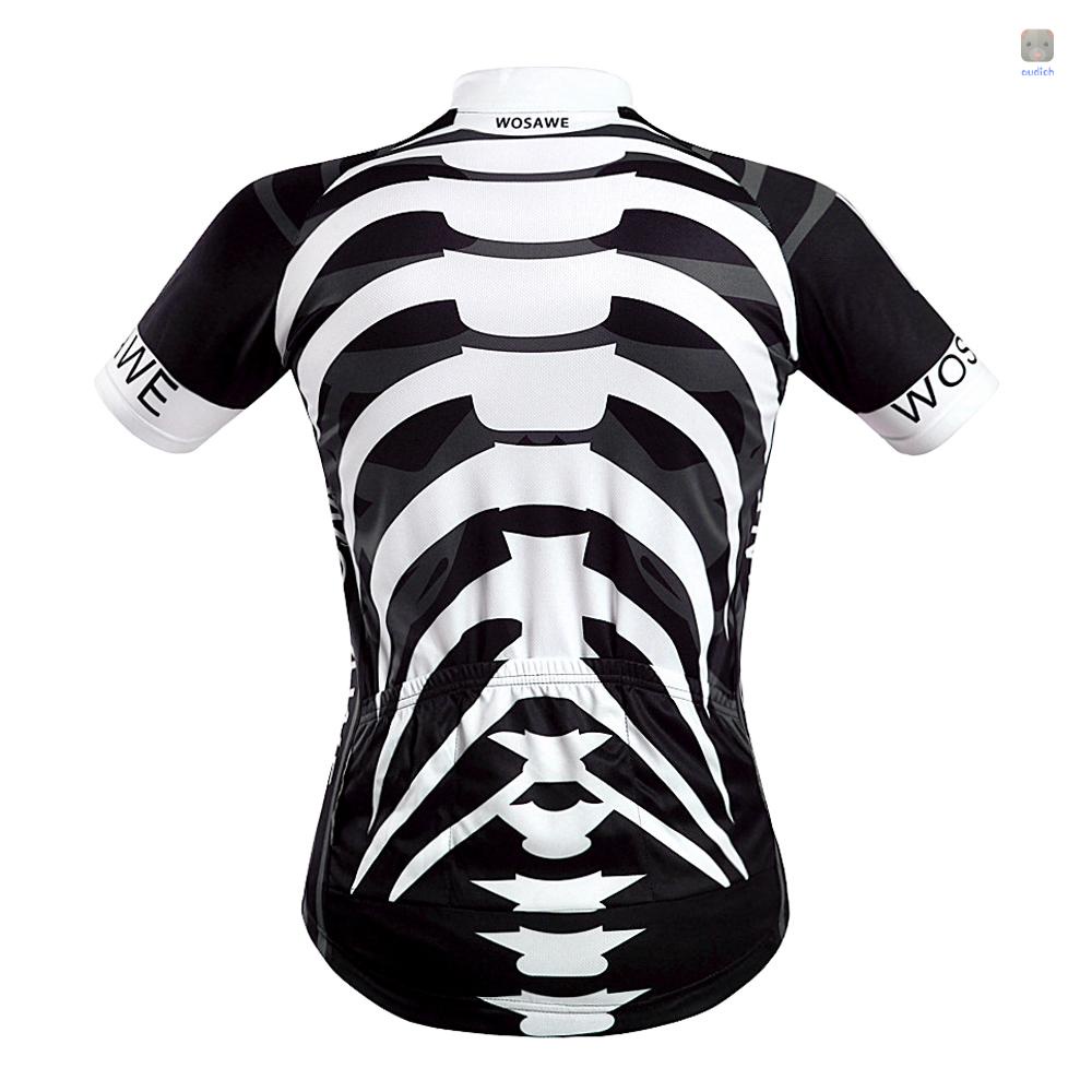 Bộ Quần Áo Đua Xe Đạp Có Đệm Lót Ngắn Tay Thoáng Khí Mau Khô Cho Nam Nữ